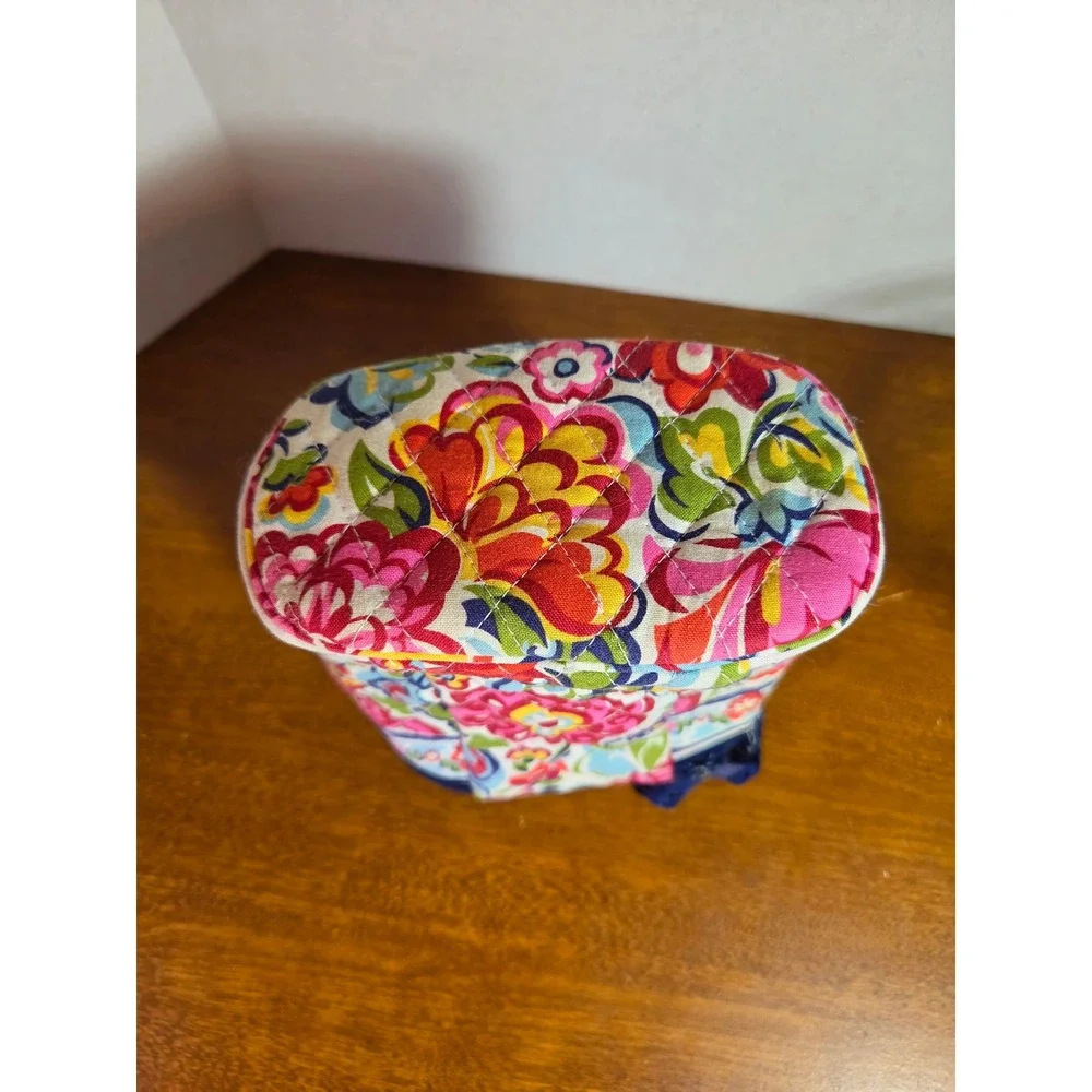 Vera Bradley Hope Garden Quilted Cotton Cosmetic/Lunch Bag Floral Travel Case